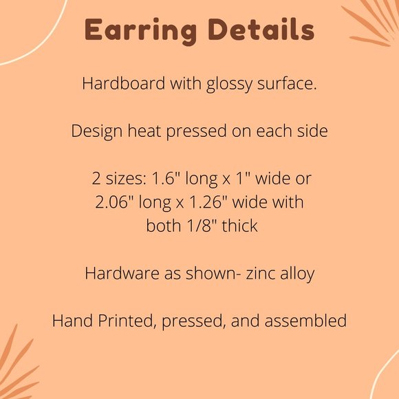 American Flag Red White and Blue Stars Earrings - Picture 3 of 5